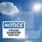 Signmission Cholera Quarantine Keep Out! OSHA Notice Sign, Plastic, 10in W x 7in L, 2PK OS-2PACK-NS-P-710-L-10594 - alternate 3